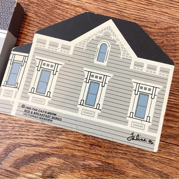 The Cat’s Meow | Vintage 1995 The Bed and Breakfast Series  Lot of 2 Houses - Picture 7 of 11